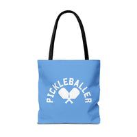 Load image into Gallery viewer, "Pickleballer" 2 - Canvas Tote 18" x 18" - PERSONALIZED