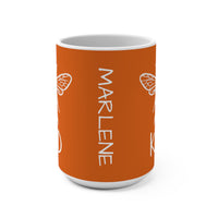 Load image into Gallery viewer, "Bee Kind" 2 - Ceramic Mug 15oz - PERSONALIZED