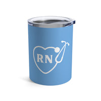 Load image into Gallery viewer, "RN Stethoscope Heart" 1 - Tumbler 10oz