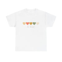 Load image into Gallery viewer, "Be Kind Hearts" 2 - Gildan 5000 Heavy Cotton Tee - PERSONALIZED