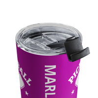 Load image into Gallery viewer, "Pickleball Crossed Paddles" 1 - Tumbler 10oz - PERSONALIZED