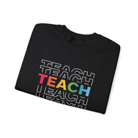 Load image into Gallery viewer, "Teach" Repeat 2 - Gildan 18000 Crewneck Sweatshirt