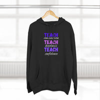 Load image into Gallery viewer, "Teach Compassion. Teach Kindness. Teach Confidence." 1 - Lane Seven LS14001 Premium Hooded Sweatshirt