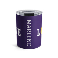 Load image into Gallery viewer, "Love Pickleball" 1 - Yellow - Tumbler 10oz - PERSONALIZED