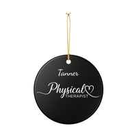 Load image into Gallery viewer, "Physical Therapy" 20a - 3 inch Ceramic Ornament - PERSONALIZED