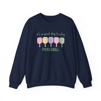 Load image into Gallery viewer, "It's a Good Day To Play Pickleball" 1 - Gildan 18000 Crewneck Sweatshirt