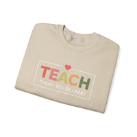 Load image into Gallery viewer, "Teach Them To Be Kind" 1 - Gildan 18000 Crewneck Sweatshirt