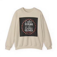 Load image into Gallery viewer, "Coffee Scrubs &amp; Rubber Gloves" 3 - Gildan 18000 Crewneck Sweatshirt