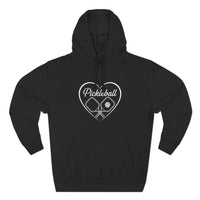 Load image into Gallery viewer, "Pickleball With Heart" 3 - Lane Seven LS14001 Premium Hooded Sweatshirt