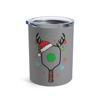 Load image into Gallery viewer, "Pickleball Paddle Santa Hat" 1 - Tumbler 10oz