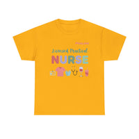 Load image into Gallery viewer, "Licensed Practical Nurse" 1 - Gildan 5000 Heavy Cotton Tee - PERSONALIZED