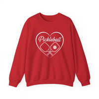 Load image into Gallery viewer, "Pickleball With Heart" 3 - Gildan 18000 Crewneck Sweatshirt