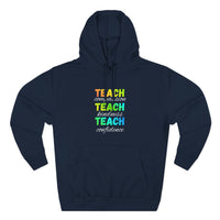 Load image into Gallery viewer, "Teach Compassion. Teach Kindness. Teach Confidence." 3 - Lane Seven LS14001 Premium Hooded Sweatshirt