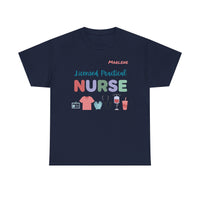 Load image into Gallery viewer, "Licensed Practical Nurse" 1 - Gildan 5000 Heavy Cotton Tee - PERSONALIZED