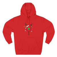 Load image into Gallery viewer, "Pickleball Paddle Santa Hat" 1 - Lane Seven LS14001 Premium Hooded Sweatshirt