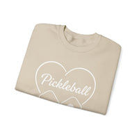Load image into Gallery viewer, "Pickleball With Heart" 2 - Gildan 18000 Crewneck Sweatshirt