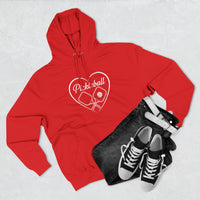 Load image into Gallery viewer, "Pickleball With Heart" 3 - Lane Seven LS14001 Premium Hooded Sweatshirt