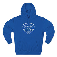 Load image into Gallery viewer, "Pickleball With Heart" 3 - Lane Seven LS14001 Premium Hooded Sweatshirt