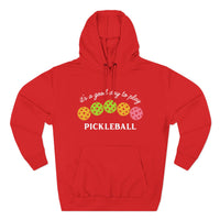 Load image into Gallery viewer, "It's a Good Day To Play Pickleball" 2 - Lane Seven LS14001 Premium Hooded Sweatshirt