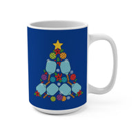 Load image into Gallery viewer, "Pickleball Christmas Tree" 1 - Ceramic Mug 15oz - PERSONALIZED