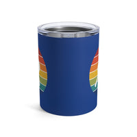 Load image into Gallery viewer, "Pickleball Paddle Ball Retro Circle" 1 - Tumbler 10oz