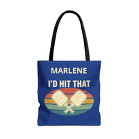 Load image into Gallery viewer, "I'd Hit That" 1 - Canvas Tote 18" x 18" - PERSONALIZED