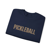 Load image into Gallery viewer, "Pickleball Leopard" 2 - Gildan 18000 Crewneck Sweatshirt
