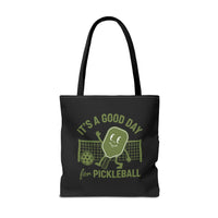 Load image into Gallery viewer, "It's A Good Day To Play Pickleball" 4 - Canvas Tote 18" x 18"