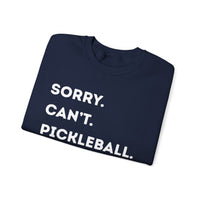 Load image into Gallery viewer, "Can't Pickleball" 3 - Sorry Can't Pickleball Bye - Gildan 18000 Crewneck Sweatshirt
