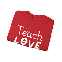 Load image into Gallery viewer, "Teach Love Inspire" 3 - Gildan 18000 Crewneck Sweatshirt