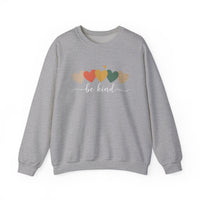 Load image into Gallery viewer, "Be Kind Hearts" 1 - Gildan 18000 Crewneck Sweatshirt