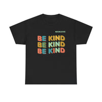 Load image into Gallery viewer, "Be Kind Repeated" 2 - Gildan 5000 Heavy Cotton Tee - PERSONALIZED