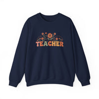 Load image into Gallery viewer, "Teacher. Teach Them. Love Them. Watch Them Grow." 2 - Gildan 18000 Crewneck Sweatshirt