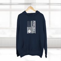 Load image into Gallery viewer, "Pickleball Flag" 1 - Lane Seven LS14001 Premium Hooded Sweatshirt
