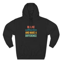 Load image into Gallery viewer, "Be Like Subtraction and Make a Difference" 1 - Lane Seven LS14001 Premium Hooded Sweatshirt