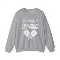 Load image into Gallery viewer, "Pickleball Makes Me Say Bad Words" 1 - Gildan 18000 Crewneck Sweatshirt