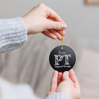 Load image into Gallery viewer, "Physical Therapy" 18a - 3 inch Ceramic Ornament - PERSONALIZED