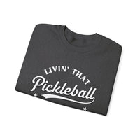 Load image into Gallery viewer, "Livin' That Pickleball Life" 2 - Gildan 18000 Crewneck Sweatshirt
