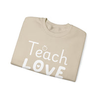 Load image into Gallery viewer, "Teach Love Inspire" 3 - Gildan 18000 Crewneck Sweatshirt