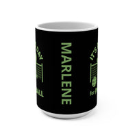 Load image into Gallery viewer, "It's a Good Day To Play Pickleball" 5 - Ceramic Mug 15oz - PERSONALIZED