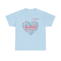 Load image into Gallery viewer, "Nurse Heart Tools" 2 - Gildan 5000 Heavy Cotton Tee - PERSONALIZED