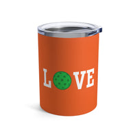 Load image into Gallery viewer, "Love Pickleball" 1 - Green - Tumbler 10oz
