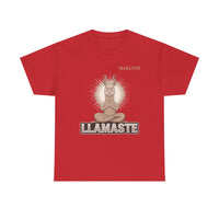 Load image into Gallery viewer, "Llamaste" 2 - Gildan 5000 Heavy Cotton Tee - PERSONALIZED