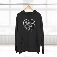 Load image into Gallery viewer, "Pickleball With Heart" 3 - Lane Seven LS14001 Premium Hooded Sweatshirt