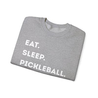 Load image into Gallery viewer, "Eat Sleep Pickleball Repeat" 1 - Gildan 18000 Crewneck Sweatshirt