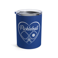 Load image into Gallery viewer, "Pickleball With Heart" 3 - Tumbler 10oz