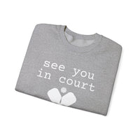 Load image into Gallery viewer, "See You In Court" 1 - Gildan 18000 Crewneck Sweatshirt