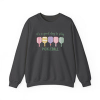 Load image into Gallery viewer, "It's a Good Day To Play Pickleball" 1 - Gildan 18000 Crewneck Sweatshirt