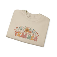 Load image into Gallery viewer, "Teacher. Teach Them. Love Them. Watch Them Grow." 3 - Gildan 18000 Crewneck Sweatshirt