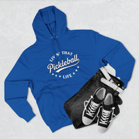 Load image into Gallery viewer, "Livin' That Pickleball Life" 2 - Lane Seven LS14001 Premium Hooded Sweatshirt